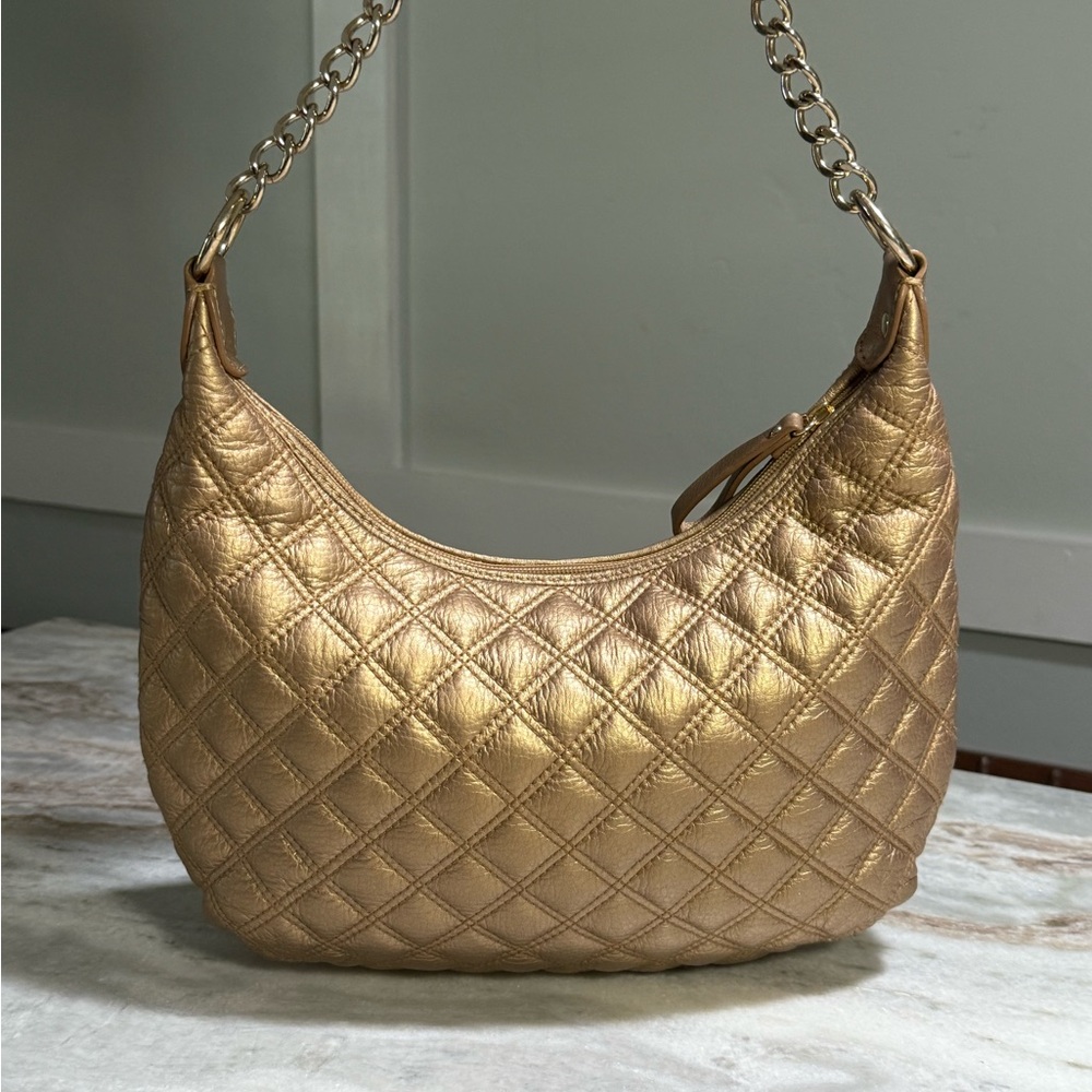 THE SAK Gold Quilted Women's Bag